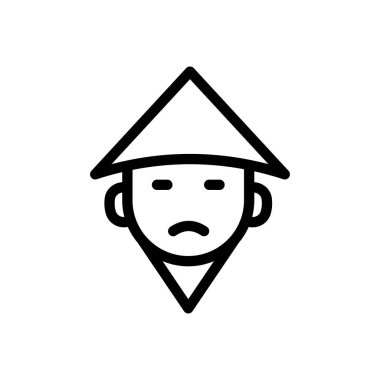 japanese vector illustration on a transparent background.Premium quality symbols.Thin line icon for concept and graphic design.