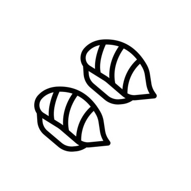 salmon vector illustration on a transparent background.Premium quality symbols.Thin line icon for concept and graphic design. 