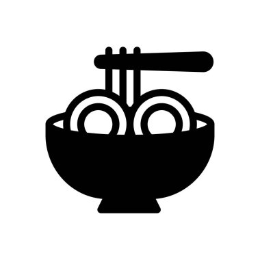 noodles vector illustration on a transparent background.Premium quality symbols.Glyphs icon for concept and graphic design.