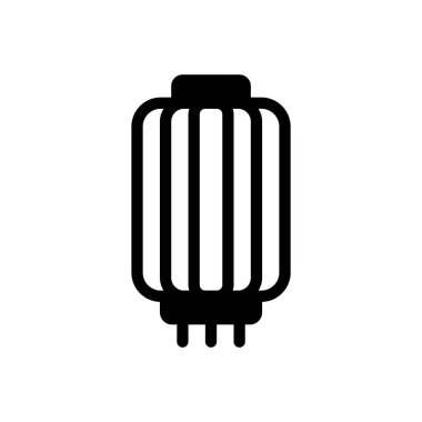 Şeffaf bir arkaplan üzerinde fener vektör çizimi. Konsept ve grafik tasarımı için birinci sınıf kalite semboller..