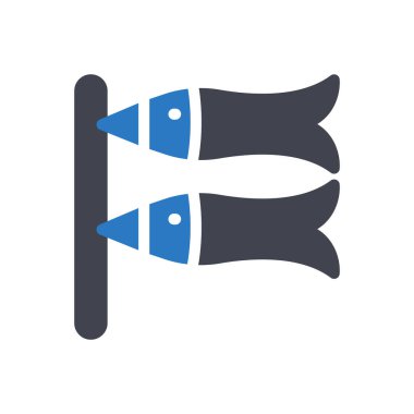 Şeffaf bir arkaplanda balık vektör çizimi. Konsept ve grafik tasarım simgeleri.. 