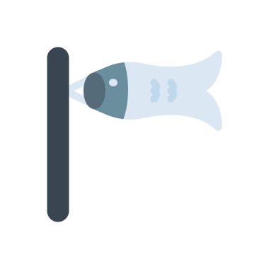 Şeffaf bir arkaplan üzerinde balık vektör çizimi. Konsept ve grafik tasarım için özel kalite simgeleri.. 