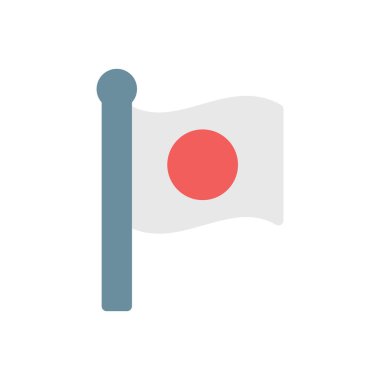 Şeffaf bir arkaplan üzerinde bayrak vektör illüstrasyonu. Konsept ve grafik tasarımı için premium kalite simgeleri..