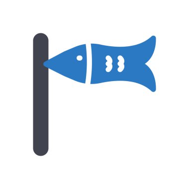 Şeffaf bir arkaplanda balık vektör çizimi. Konsept ve grafik tasarım simgeleri..