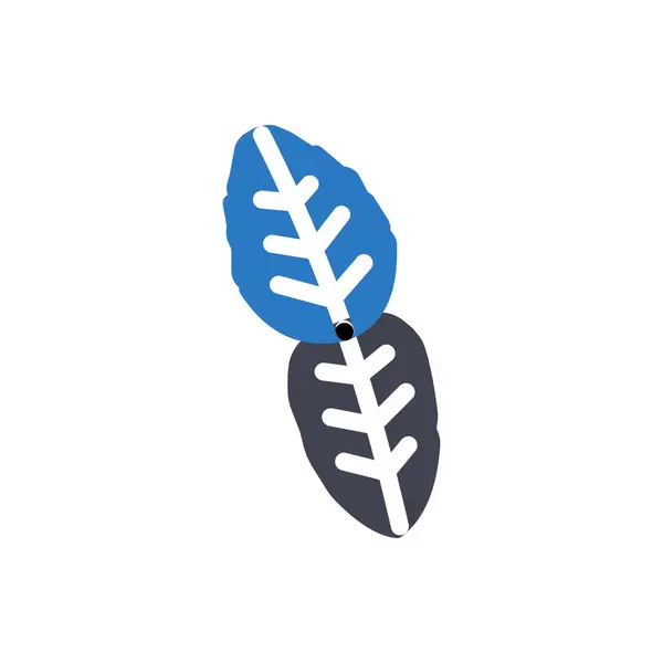 Leaf Vector Illustration Transparent Background Premium Quality Symbols Glyphs Icon —  Vetores de Stock