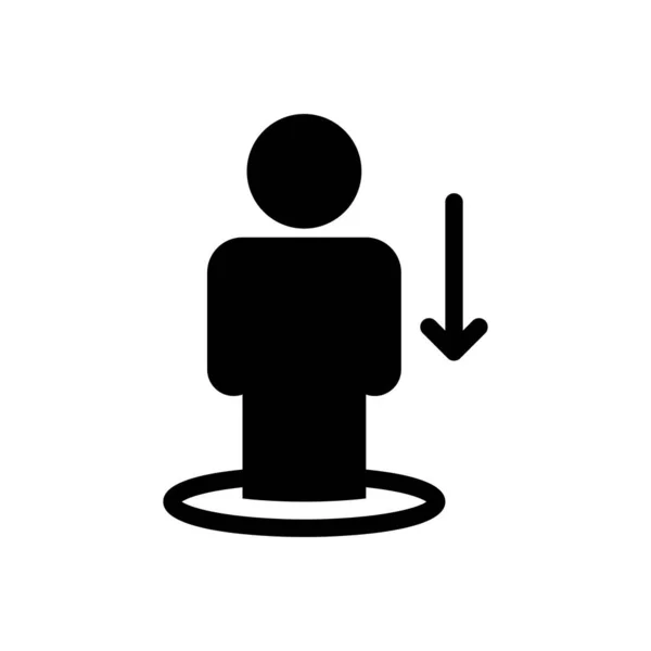Employee Vector Illustration Transparent Background Premium Quality Symbols Glyphs Icon — ストックベクタ