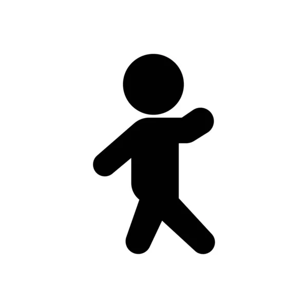 Walk Vektor Illustration Auf Transparentem Hintergrund Hochwertige Symbole Glyphen Symbol — Stockvektor