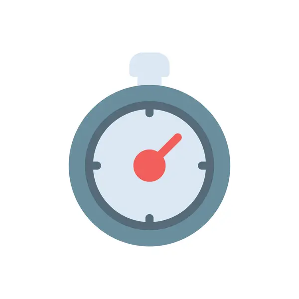 Stopwatch Vector Illustration Transparent Background Premium Quality Symbols Stroke Icon — Vector de stock