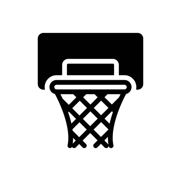 Basketball Vector Illustration Transparent Background Premium Quality Symbols Glyphs Icon — Stock vektor