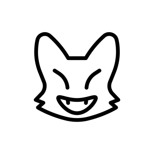Cat Vector Illustration Transparent Background Premium Quality Symbols Thin Line — 图库矢量图片