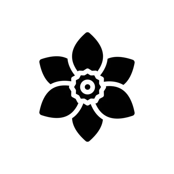 Sakura Vector Illustration Transparent Background Premium Quality Symbols Glyphs Icon — ストックベクタ