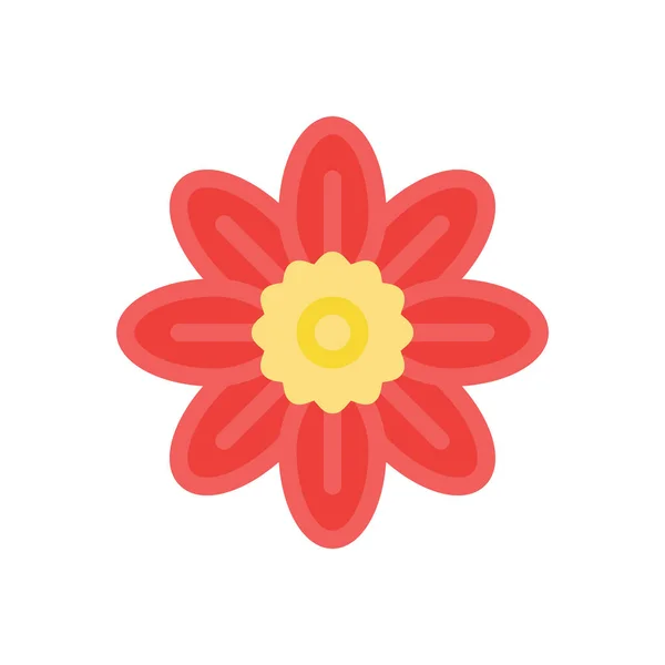 Blume Vektor Illustration Auf Einem Transparenten Hintergrund Premium Qualität Symbole — Stockvektor