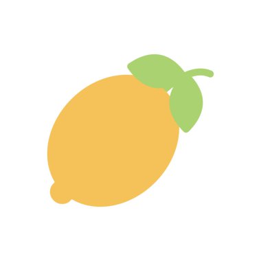 Şeffaf bir arkaplan üzerinde limon vektör çizimi. Konsept ve grafik tasarımı için birinci sınıf kalite simgeler.. 