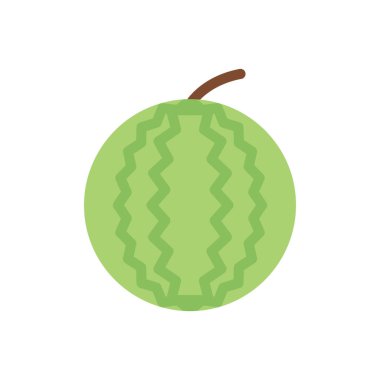 Şeffaf bir arkaplan üzerinde karpuz vektör çizimi. Konsept ve grafik tasarımı için birinci sınıf kalite simgeler..