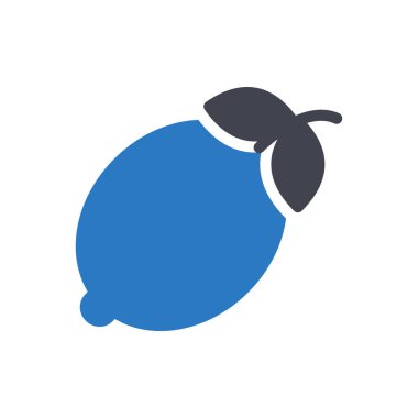 Şeffaf bir arkaplanda limon vektör çizimi. Konsept ve grafik tasarım simgeleri için kaliteli semboller.. 