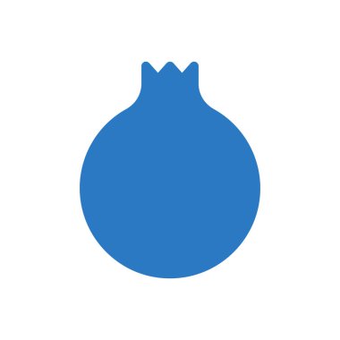 pomegranate vector illustration on a transparent background.Premium quality symbols.Glyphs icon for concept and graphic design.