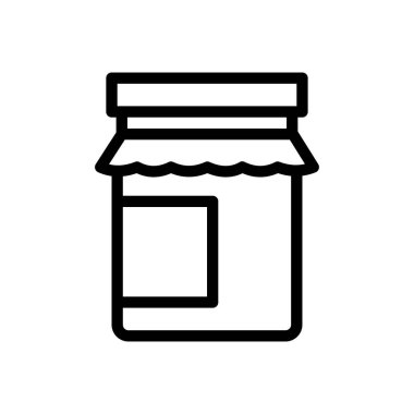 jam vector illustration on a transparent background.Premium quality symbols.Thin line icon for concept and graphic design. 