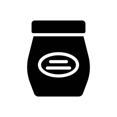 Şeffaf bir arkaplan üzerinde reçel vektör çizimi. Konsept ve grafik tasarımı için mükemmel kalite semboller.. 