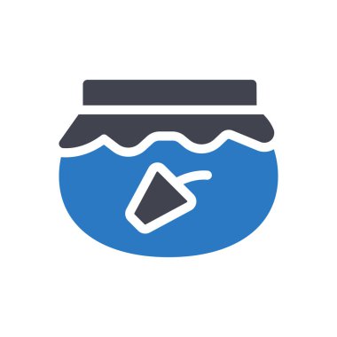 Şeffaf bir arkaplan üzerinde reçel vektör çizimi. Konsept ve grafik tasarımı için mükemmel kalite semboller..