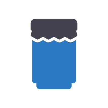 jar vector illustration on a transparent background.Premium quality symbols.Glyphs icon for concept and graphic design.