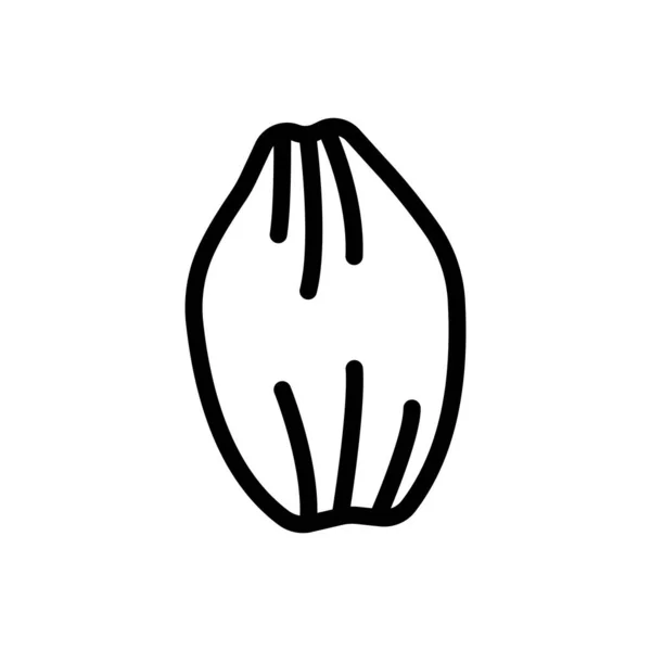Papaya Vector Illustration Transparent Background Premium Quality Symbols Thin Line — Vector de stock