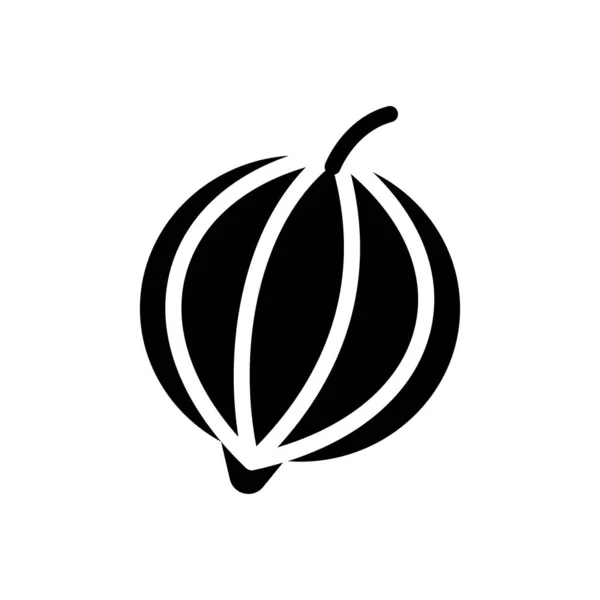Gooseberries Vector Illustration Transparent Background Premium Quality Symbols Glyphs Icon — Stockvektor