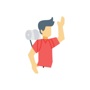 hiker vector illustration on a transparent background.Premium quality symbols.Stroke icon for concept and graphic design. 