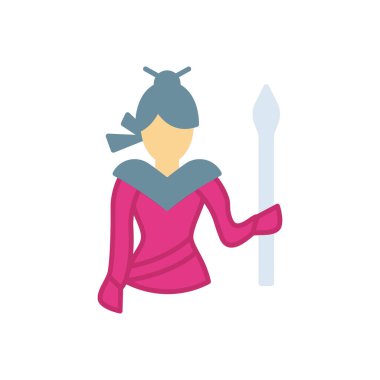 ninja vector illustration on a transparent background.Premium quality symbols.Stroke for concept and graphic design. 