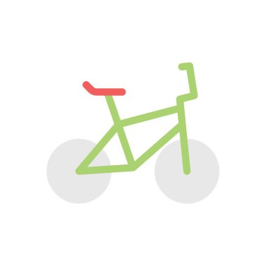 Şeffaf bir arkaplan üzerinde bisiklet vektör çizimi. Konsept ve grafik tasarım için birinci sınıf kalite simgeler.. 