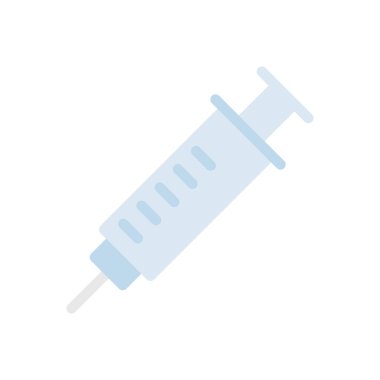 Şeffaf bir arkaplan üzerinde enjeksiyon vektör çizimi. Konsept ve grafik tasarımı için birinci sınıf kalite simgeler..