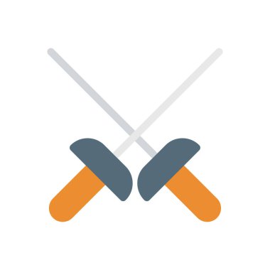 fencing vector illustration on a transparent background.Premium quality symbols.Stroke icon for concept and graphic design.