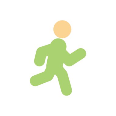 şeffaf bir arkaplan üzerinde vektör illüstrasyonu çalıştırılıyor. Konsept ve grafik tasarım için premium kalite simgeleri..