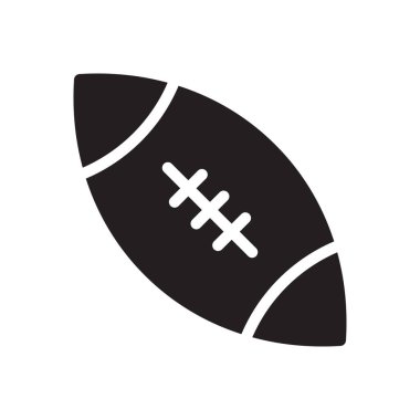 Şeffaf bir arkaplan üzerinde rugby vektör çizimi. Konsept ve grafik tasarımı için özel kalite semboller..
