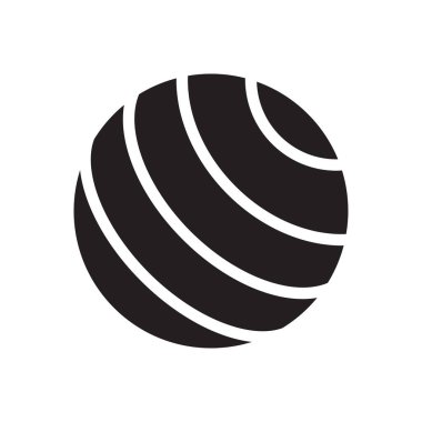 Şeffaf bir arkaplan üzerinde voleybol vektör çizimi. Konsept ve grafik tasarımı için en iyi kalite semboller..