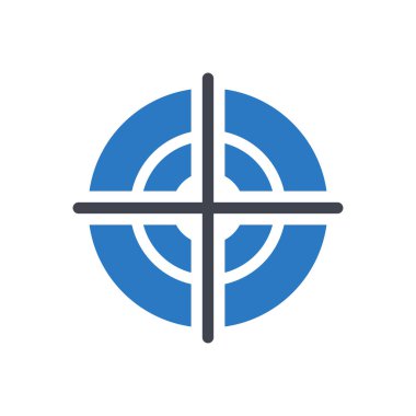 Şeffaf bir arkaplan üzerinde hedef vektör çizimi. Konsept ve grafik tasarımı için mükemmel kalite sembolleri..