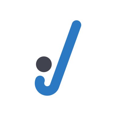 Şeffaf bir arkaplan üzerinde hokey vektör çizimi. Konsept ve grafik tasarım simgeleri için kaliteli semboller..