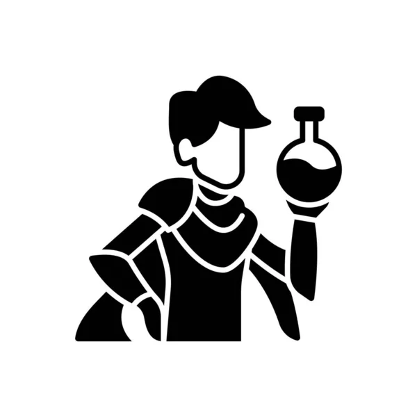 Alchemist Vector Illustration Transparent Background Premium Quality Symbols Thin Line — Stock Vector