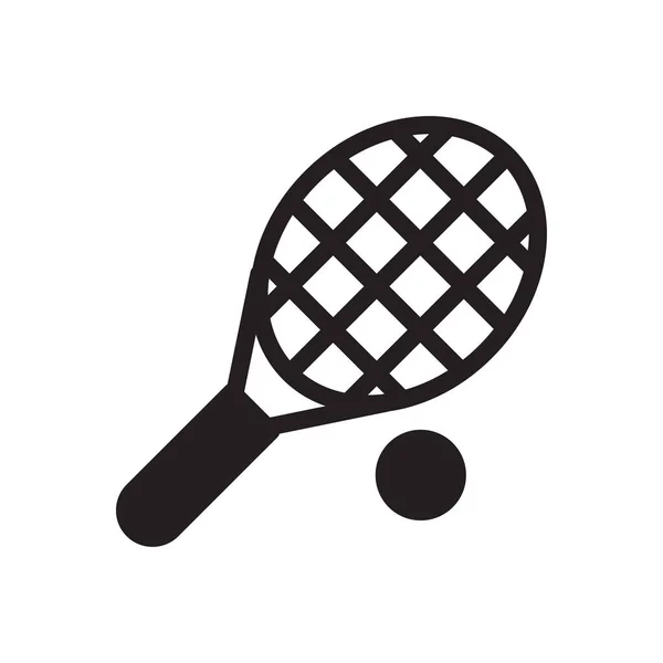 Tennis Vector Illustration Transparent Background Premium Quality Symbols Glyphs Icon — Vector de stock