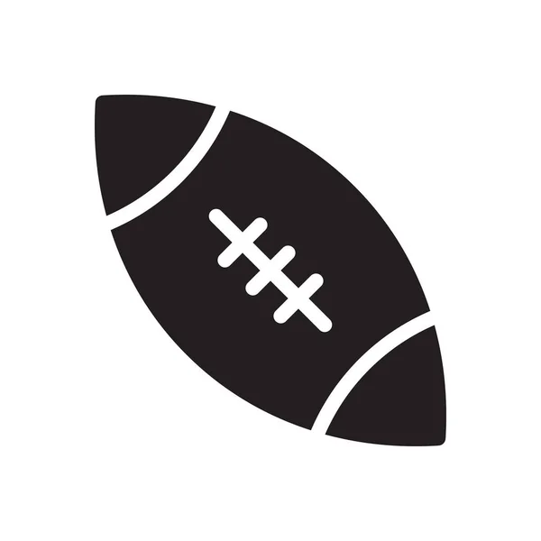 Ilustração Vetor Rugby Fundo Transparente Símbolos Qualidade Premium Ícone Glyphs —  Vetores de Stock