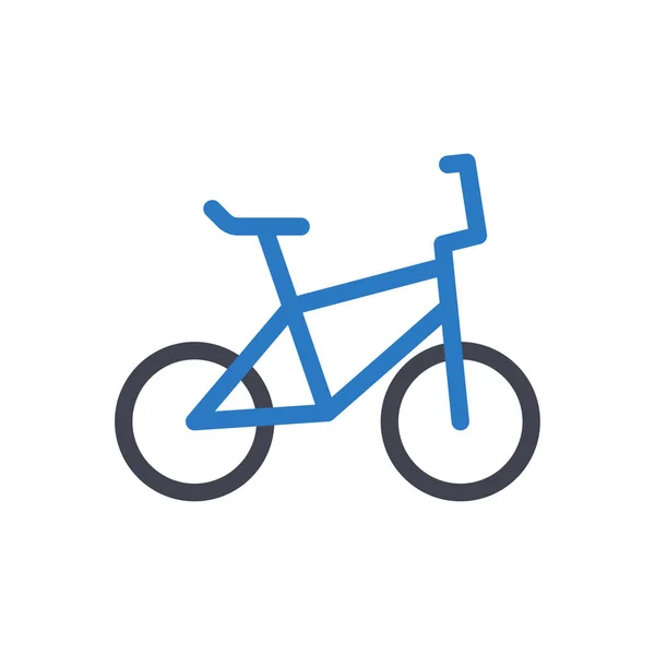 Bicycle Vector Illustration Transparent Background Premium Quality Symbols Glyphs Icon — Vector de stock