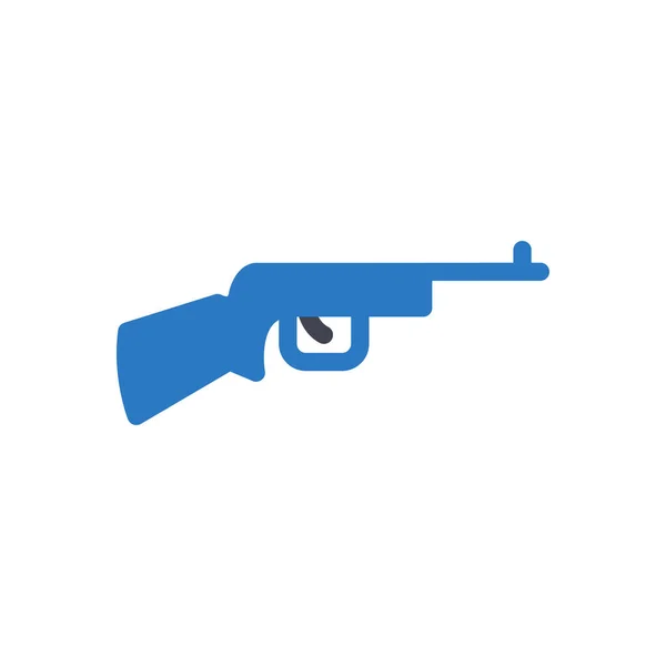 Pistol Vektor Illustration Transparent Bakgrund Premium Kvalitet Symboler Glyfer Ikon — Stock vektor