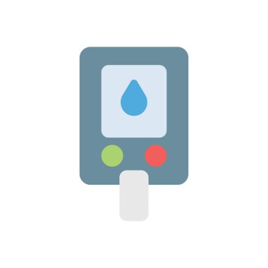 glucometer vector illustration on a transparent background.Premium quality symbols.Stroke icon for concept and graphic design.