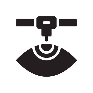 Şeffaf bir arkaplan üzerinde göz vektör çizimi. Konsept ve grafik tasarımı için özel kalite semboller..