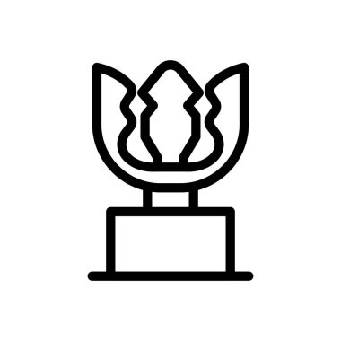  bauhinia vector illustration on a transparent background.Premium quality symbols.Thin line icon for concept and graphic design.