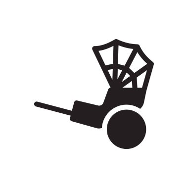 palanquin vector illustration on a transparent background.Premium quality symbols.Glyphs icon for concept and graphic design. 