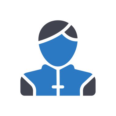 Saydam bir arkaplan üzerinde adam vektör çizimi. Premium kalite semboller. Konsept ve grafik tasarım simgeleri.