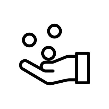 Şeffaf bir arkaplan üzerinde yalvarma vektörü çizimi. Premium kalite semboller. Konsept ve grafik tasarım için ince çizgi simgesi. 