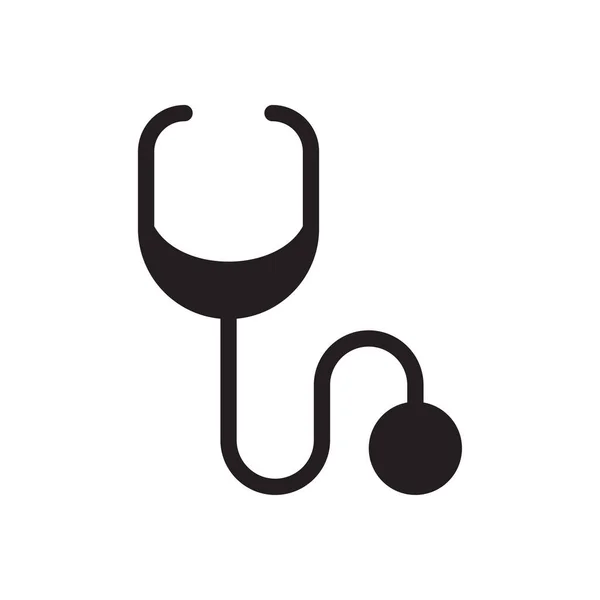 Stethoscope Vector Illustration Transparent Background Premium Quality Symbols Glyphs Icon —  Vetores de Stock