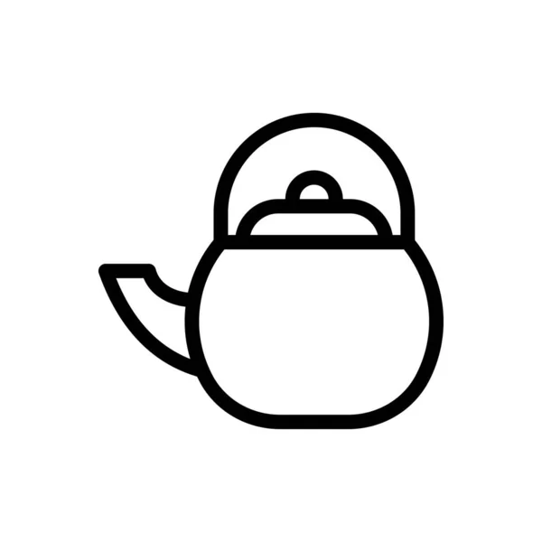 Ilustracja Wektor Herbaty Przejrzystym Tle Symbole Jakości Premium Cienka Ikona — Wektor stockowy