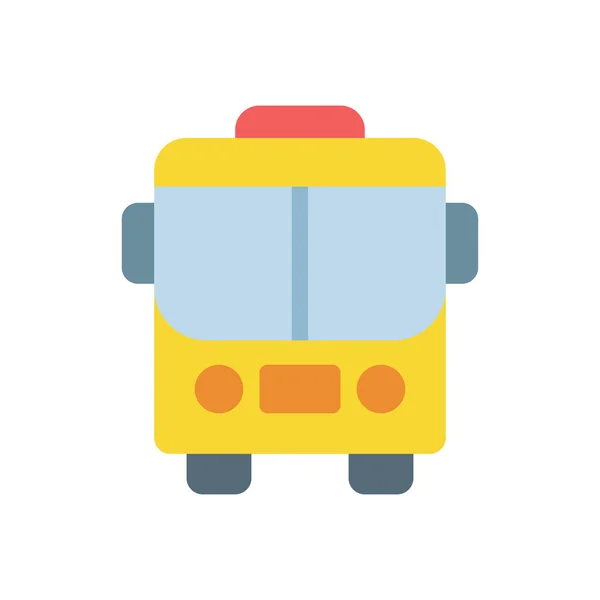 Illustration Vectorielle Bus Sur Fond Transparent Symboles Qualité Premium Icône — Image vectorielle